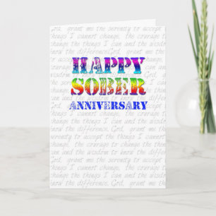Carte Joyeux anniversaire de Sober