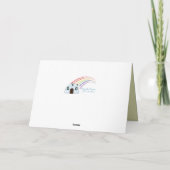 Carte Joyeux anniversaire de son beau-fils : truite arc- (Dos)