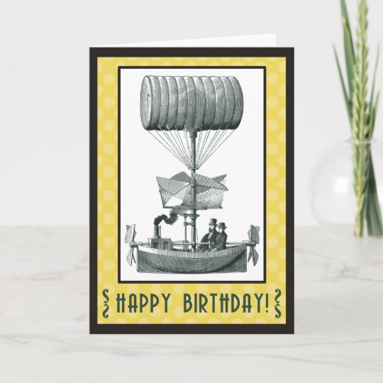 Carte Joyeux Anniversaire De Steampunk Zazzle Be