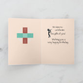 Carte Joyeux anniversaire de style sud-ouest avec Kokope (Intérieur)