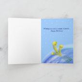 Carte Joyeux anniversaire de tennis (Intérieur)