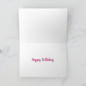 Carte Joyeux anniversaire de votre fille préférée drôle (Intérieur)
