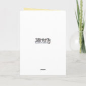 Carte Joyeux Anniversaire des abeilles défunt Floral Plu (Dos)