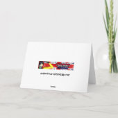 Carte Joyeux Anniversaire des jumeaux, paire de dragons  (Dos)