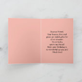 Carte Joyeux anniversaire des Tulipes Rouges (Intérieur)