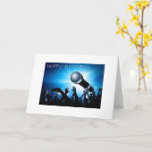 Carte Joyeux anniversaire - Design de style karaoké (Fleur jaune)