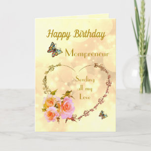 Carte Joyeux Anniversaire design Mompreneur