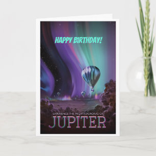 Carte Joyeux anniversaire ! Destination spatiale de Jovi
