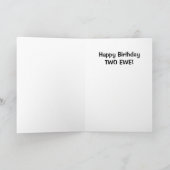 Carte Joyeux anniversaire DEUX EWE ! (Intérieur)