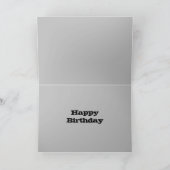 Carte Joyeux anniversaire d'Halloween (Intérieur)