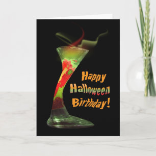 Carte Joyeux anniversaire d'Halloween