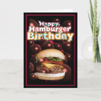 Joyeux anniversaire d'hamburger par Valxart