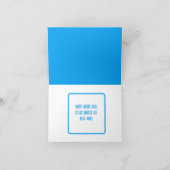 Carte Joyeux anniversaire d'hiver (Intérieur)