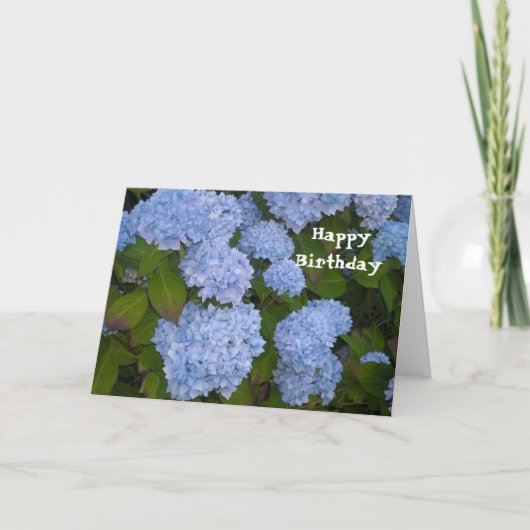 Carte Joyeux anniversaire d'hortensia (Devant)