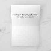 Carte Joyeux Anniversaire - Douces Souvenirs ! (Intérieur)