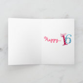 Carte Joyeux Anniversaire Douze Ans 16e (Intérieur)