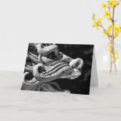 Carte Joyeux anniversaire - Dragon (Fleur jaune)