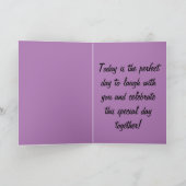 Carte Joyeux anniversaire drôle chats (Intérieur)