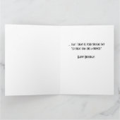 Carte Joyeux Anniversaire Drôle Hey Dude Toad Pun (Intérieur)