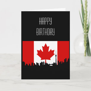 Carte Joyeux anniversaire du Canada