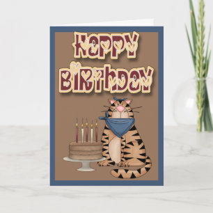 Carte Joyeux Anniversaire Du Chat