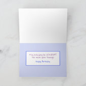 Carte Joyeux anniversaire du chat (Intérieur)