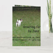 Carte Joyeux anniversaire du chien ! (Dos)