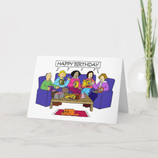 Carte Joyeux anniversaire du Club du livre