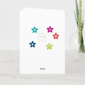 Carte Joyeux anniversaire du Colorful watercolor (Dos)