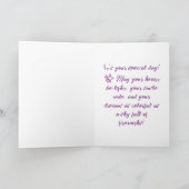 Carte Joyeux Anniversaire du Cute Pastel (Intérieur)