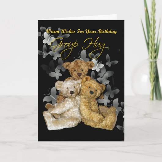 Carte Joyeux anniversaire du Groupe (Devant)