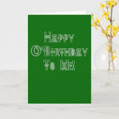 Carte Joyeux anniversaire du Jour de la Saint Patrick po (Fleur jaune)