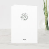 Carte Joyeux anniversaire du Massachusetts Chickadee Flo (Dos)