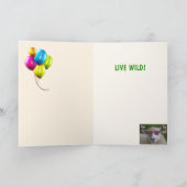 Carte Joyeux Anniversaire du mouton (Intérieur)