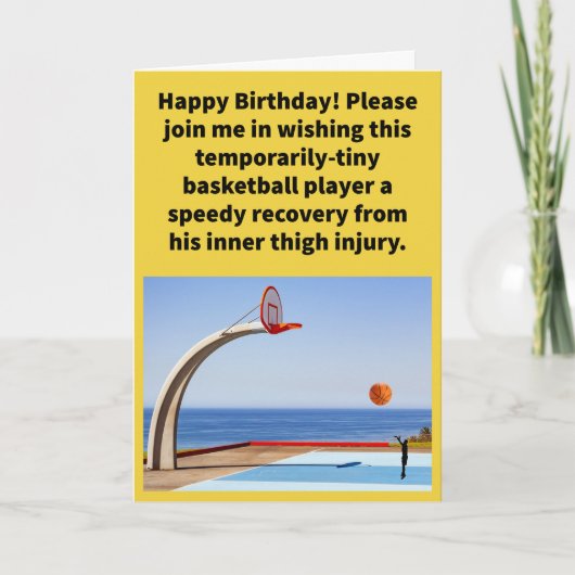 Carte Joyeux Anniversaire du Muscle en pleine croissance (Devant)