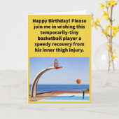 Carte Joyeux Anniversaire du Muscle en pleine croissance (Fleur jaune)