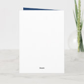 Carte Joyeux anniversaire du policier (Dos)