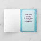 Carte Joyeux Anniversaire du porc (Intérieur)