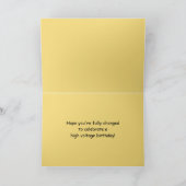 Carte Joyeux anniversaire électrique (Intérieur)