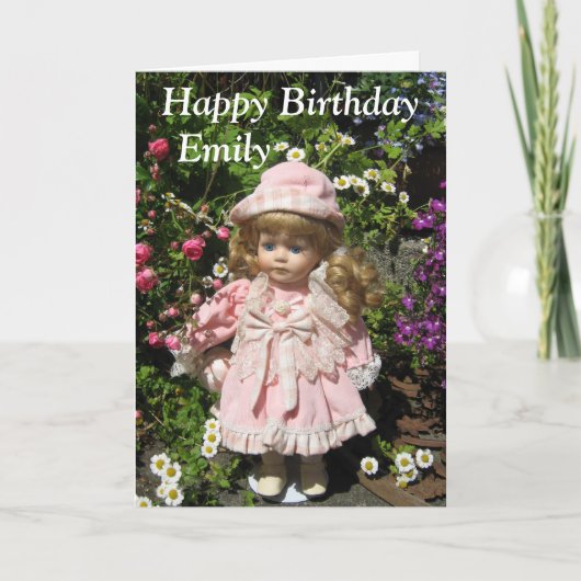 Carte Joyeux anniversaire Emily (Devant)