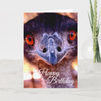 Carte Joyeux Anniversaire Emu
