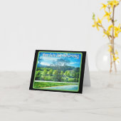 Carte Joyeux Anniversaire En Allemand (Fleur jaune)