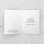 Carte Joyeux anniversaire en latin pour un prêtre cathol (Intérieur)