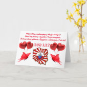 Carte Joyeux anniversaire en polonais (Fleur jaune)