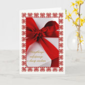 Carte Joyeux anniversaire en polonais (Fleur jaune)