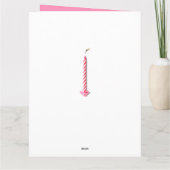 Carte Joyeux Anniversaire en Retard (Dos)