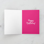 Carte Joyeux anniversaire ! Encouragement des femmes noi (Intérieur)
