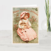Carte Joyeux anniversaire - Enfant Holding Doll Design V (Devant)