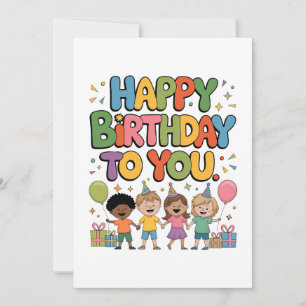 Carte Joyeux Anniversaire Enfants