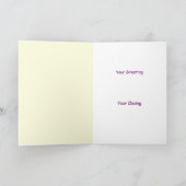 Carte Joyeux anniversaire Enfants Nom Crayon Design Salu (Intérieur)